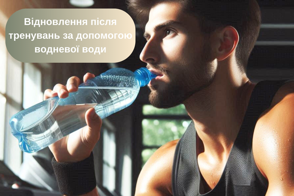 Відновлення після тренувань за допомогою водневої води
